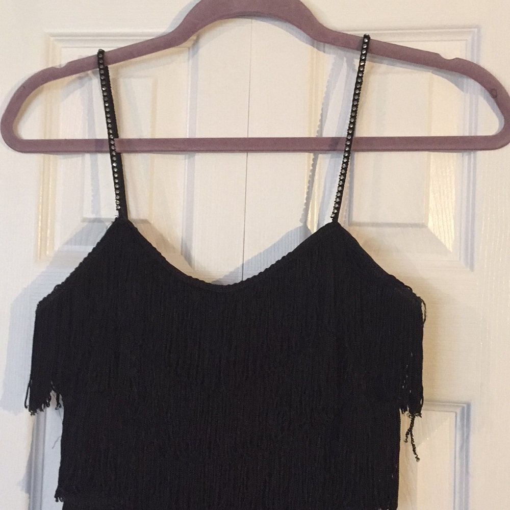 Vintage Fringe Flapper Dress